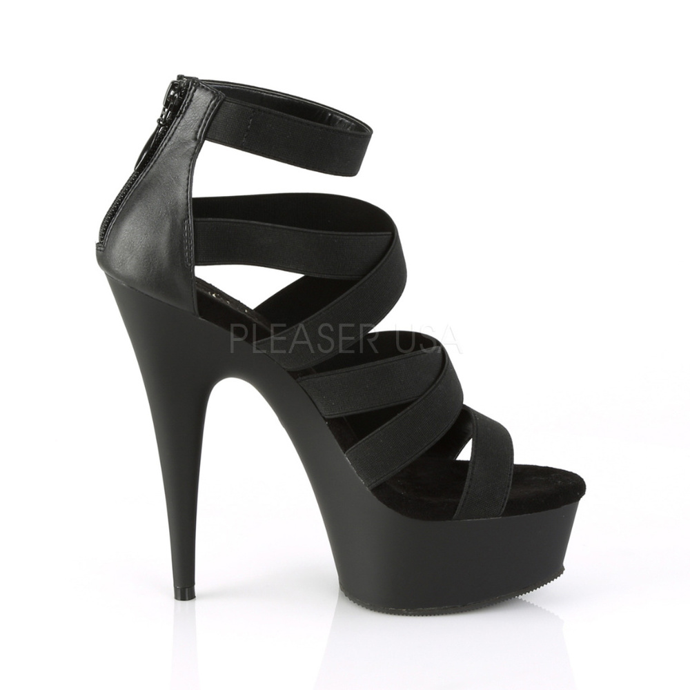 Platform Criss Cross Stiletto High Heel Shoes